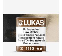Lukas : 1862 : Watercolour Paint : Half Pan : Raw Umber