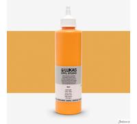Lukas Cryl Studio Acrylic Paint PY74 PR112 500ml Indian Yellow Art Use