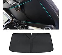 LUKBUT Car Windshield Sunshade, Fit For Toyota CHR C-HR 2016-2023, Portable Black Sun Visor, Vehicle Interior Shade, High Heat Dissipation, Custom-made, Multilayer Design, Foldable