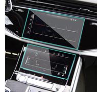 LUKBUT Fit For Audi Q7 2022, Car Navigation Protective Film, HD Durable GPS Screen Protector, 2Pcs Car Navigation Screen Protector