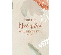 Luke 1:37 6x9 Blank, Lined 300-page Journal