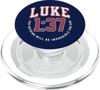 Luke 1:37 For Nothing Will Be Impossible for God Catholic PopSockets PopGrip for MagSafe
