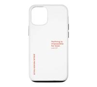 Luke 1:37, Nothing Is Impossible For God, Hope, Christian Case for iPhone 12/12 Pro