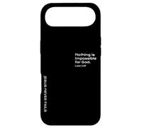 Luke 1:37, Nothing Is Impossible For God, Hope, Christian Case for iPhone Air