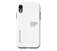 Luke 1:37, Nothing Is Impossible For God, Hope, Christian Case for iPhone XR