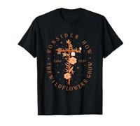 Luke 12 27 Christian Bible Verse How The Wildflowers Grow T-Shirt