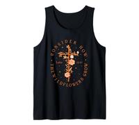 Luke 12 27 Christian Bible Verse How The Wildflowers Grow Tank Top