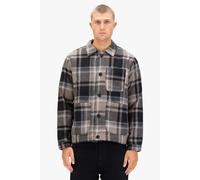 Luke 1977 Men's Bourton Check Shacket in Cream | Size: XL Luke 1977 Cream XL