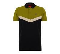 Luke 1977 Mens Cala Mayor Chevron Polo ShirtS Cardamom Seed/Black GT38352