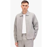 Luke 1977 Men's Emery Smart Woven Zip Through Jacket in Mid Grey | Size: 2XL Luke 1977 Mid Grey 2XL