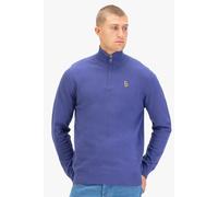 Luke 1977 Men's Pretender Quarter Zip Knitted Jumper in Purple | Size: Small Luke 1977 Purple S