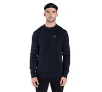 Luke 1977 Mens Radon Crew Neck JumperS Navy GT5830