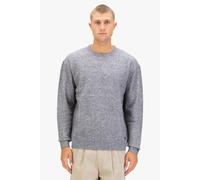Luke 1977 Men's Salcombe Crew Knitted Jumper in Mid Grey | Size: 2XL Luke 1977 Mid Grey 2XL