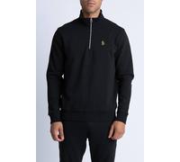 Luke 1977 Men's Sydney 1000 1/4 Zip Sweater in Jet Black | Size: 3XL Luke 1977 Jet Black 3XL