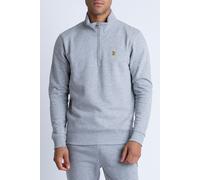 Luke 1977 Men's Sydney 1000 1/4 Zip Sweater in Mid Grey | Size: 3XL Luke 1977 Mid Grey 3XL
