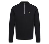 Luke 1977 Mens Sydney Quarter Zip Sweatshirt / S Black GT7073