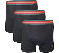 LUKE 1977 Rick 3 Pack Trunk Boxer Shorts Black - XL
