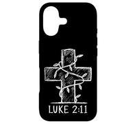 Luke 2:11 Inspiring Bible Verse Minimal Christian Christmas Case for iPhone 17