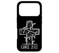 Luke 2:11 Inspiring Bible Verse Minimal Christian Christmas Case for iPhone 17 Pro