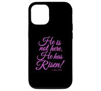 Luke 24:6 He Has Risen Bible Verse Scripture God Bible Pray Case for iPhone 12/12 Pro