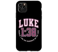 Luke Behold the Handmaid of the Lord Catholic Bible Verses Case for iPhone 11 Pro Max