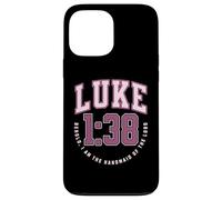 Luke Behold the Handmaid of the Lord Catholic Bible Verses Case for iPhone 13 Pro Max