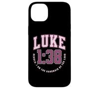 Luke Behold the Handmaid of the Lord Catholic Bible Verses Case for iPhone 14 Plus
