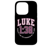 Luke Behold the Handmaid of the Lord Catholic Bible Verses Case for iPhone 14 Pro