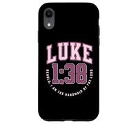 Luke Behold the Handmaid of the Lord Catholic Bible Verses Case for iPhone XR