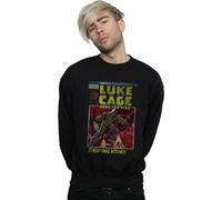 Luke Cage Distressed Yourself Sweatshirt Marvel Black 4XL