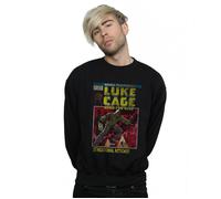 Luke Cage Distressed Yourself Sweatshirt Marvel Black M