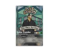 Luke Combs Album Poster Canvas Poster Room Decor Aesthetic Poster Artistic Poster for Bedroom Living Room Walls 08x12inch(20x30cm) Unframe-Style