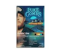 Luke Combs Album Poster Canvas Poster Room Decor Aesthetic Poster Artistic Poster for Bedroom Living Room Walls 12x18inch(30x45cm) Unframe-Style