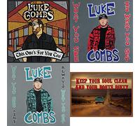 Luke Combs - Luke Combs: Complete Studio Album CD Collection (This One's For You Too / What You See Is What You Get / and More ) with Bonus Art Card