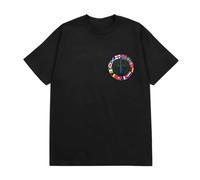 Luke Combs Men's Tour ´23 Flags T-Shirt in Black | Size: Medium Luke Combs Black M