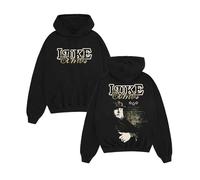 Luke Combs Portrait Hoodie, Black, Black, XXL