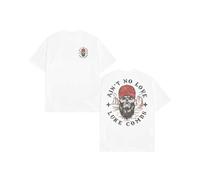 Luke Combs T-Shirt Skull White, White/Opulent Garden, L