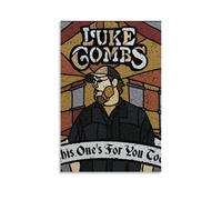 Luke Combs This One's for YouPoster Canvas Art Oil Painting Wall Painter Home Decorative Music Album Celebrity Decorative Painting Classical Decorative Wall ArtUnframe-style-3108x12inch(20x30cm)