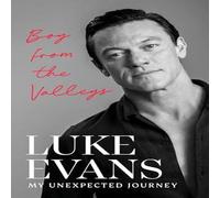 Luke Evans Boy From the Valleys Hardback Book in White Luke Evans White