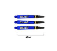 RED DRAGON Luke Humphries Blue Nitrotech Medium Dart Stems (Shafts) - 2 sets per pack (6 Stems in total)