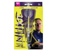 Darts Luke Littler Loadout 90% Tungsten Steel Tip Darts Set - 23G Steel Tip Dart, The Nuke Player Edition Dart Set, Swiss Point Darts, SP Tool
