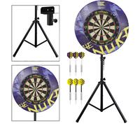 Luke Littler Darts Set with Stand + Dartboard + Surround and Darts