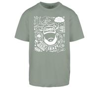 Luke Music Doodle Combs Western Country Fast Car Oversized T-Shirt, Bold with Unique Hand-Drawn Style tee, Breathable Cotton t-Shirt Perfect for Music Lover SAGE - Small
