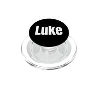 Luke Name Personalized First Names Epic Minimal Text PopSockets PopGrip for MagSafe