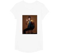 Luke Perry Beverly Hills 90210 Actor by Michael Grecco T-Shirt, Girls, White, X-Small