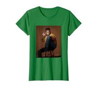 Luke Perry Beverly Hills 90210 Actor By Michael Grecco T-Shirt, Women, Kelly Green, Medium