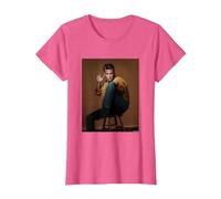 Luke Perry Beverly Hills 90210 Actor By Michael Grecco T-Shirt, Women, Pink Heather, Large