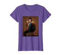 Luke Perry Beverly Hills 90210 Actor By Michael Grecco T-Shirt, Women, Purple Heather, Medium