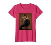 Luke Perry Beverly Hills 90210 Actor By Michael Grecco T-Shirt, Women, Red Heather, 3X-Large
