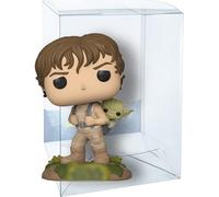 Luke Skywalke r & Yod a: P o p ! Vinyl Figurine Bundle with 1 Compatible Graphic Protector (245-46768 - B)
